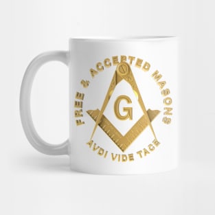 Free & Accepted Masons Masonic Freemason Mug